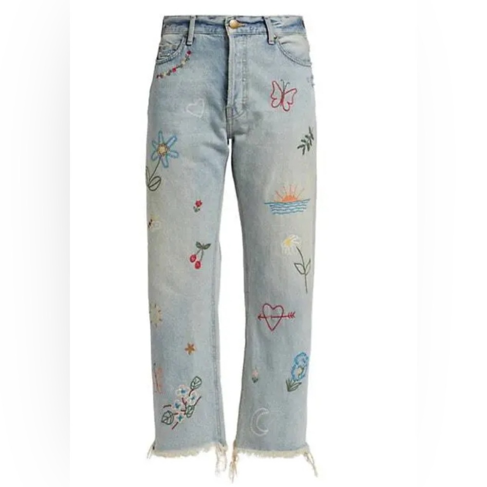 ISO The Great Wayne Embroidered Jeans